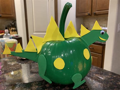 Dinosaur Pumpkin Faces