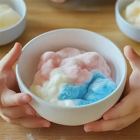 Soft and Squishy Cornstarch and Dish Soap Bubble Dough Adventure - RetSoup