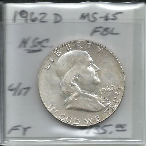 1962 D FRANKLIN HALF DOLLAR - For Sale, Buy Now Online - Item #321287