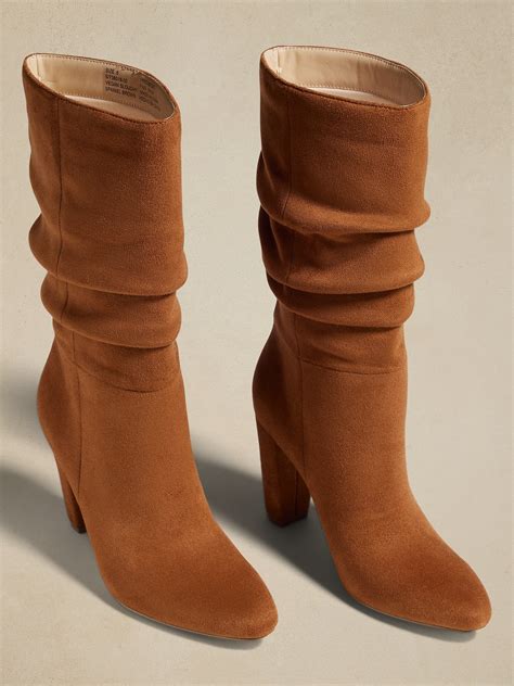 Buy womens leather slouch boots Deals