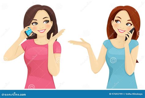 Talking On The Phone Clipart