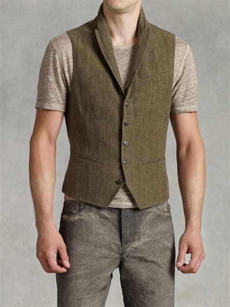 Mens Brown Utility Vest at Tarah Gordon blog