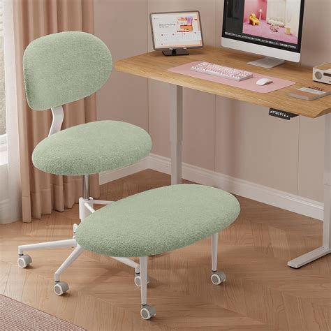 Amazon.com: Pinmoco Ergonomic Cross Legged Office Chair with Wheels ...