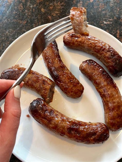 Brats In Air Fryer - Air Fryer Bratwurst Recipe - Melanie Cooks