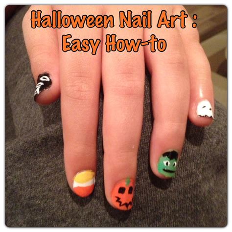 Halloween Nail Art: A simple How-to for 5 Fun Designs - How Wee Learn