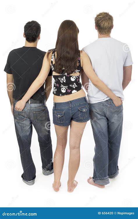 Friendly threesome two stock photo. Image of adult, mate - 656420
