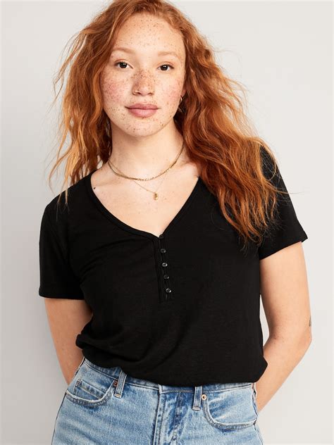 Womens Henley Shirt Linen at Daryl Hudson blog