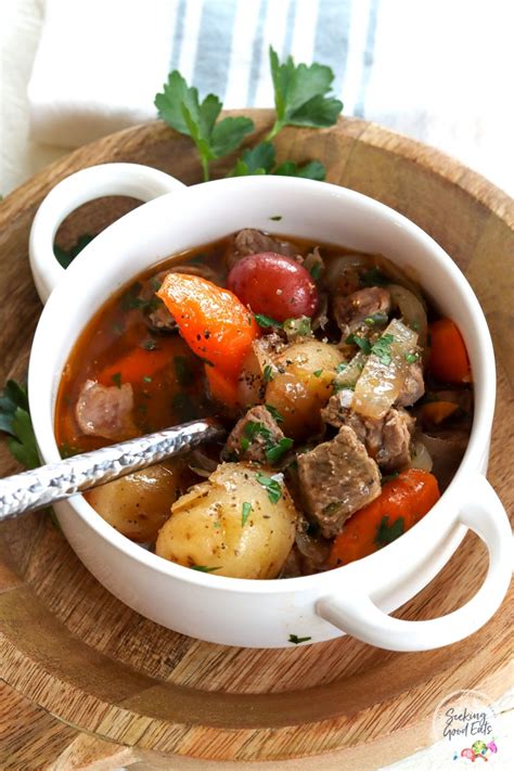 Irish Stew (Slow Cooker Recipe) with Lamb and Guinness • Seeking Good Eats