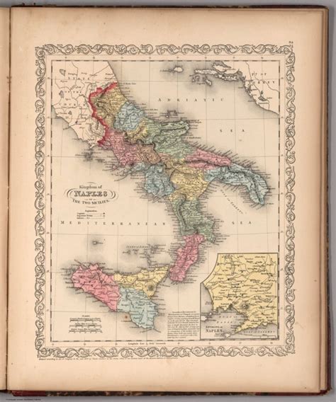 Kingdom of Naples or The Two Sicilies. 64. Entered ... 1859, by Charles Desilver ...