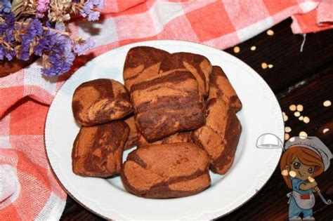 Обалденно вкусное мраморное шоколадное печенье - Пошаговые рецепты без ...