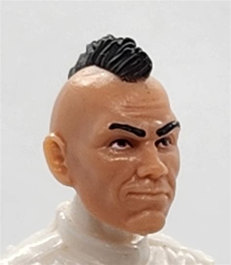 Male Head: "RYAN" Light Skin Tone with BLACK MOHAWK - 1:18 Scale MTF ...