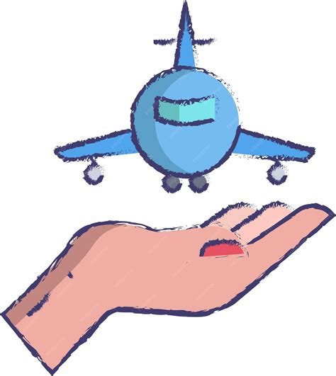 Premium Vector | Safe flight hand drawn vector illustration
