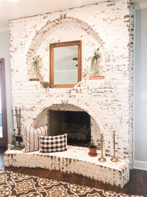Brick Fireplace German Smear at Patrick Lakes blog