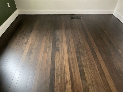 DuraSeal Heritage Brown Stain on 100 Year Old Douglas Fir Hardwood ...