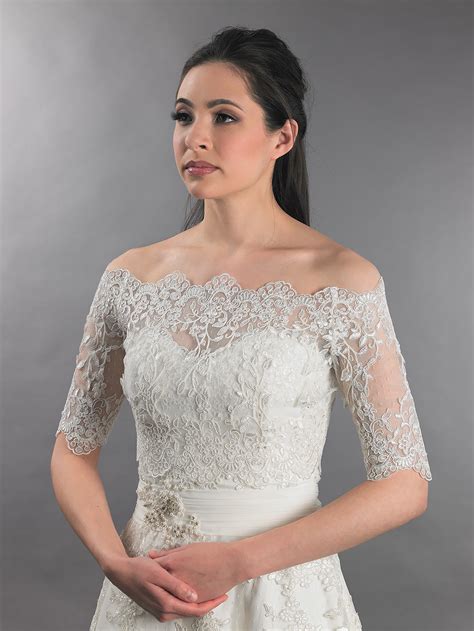 Wedding Gown Lace Jacket at Phoebe Reddall blog