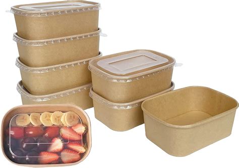 Amazon.com: 33oz Take out Containers Disposable [60-Packs] Eco-Friendly ...