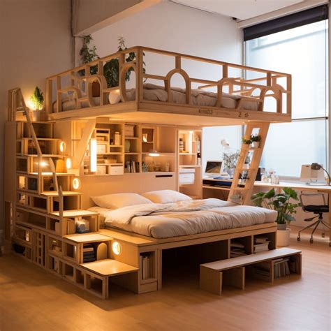 Adult sized bed with two levels (bunk beds) at Lilyvolt com | Adult ...