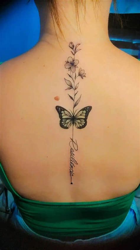 21 Elegant Spine Tattoos for Women That Symbol of Strength - TattooGlee ...