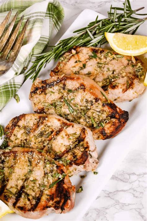 Grilled Boneless Pork Chops with Garlic - It Is a Keeper