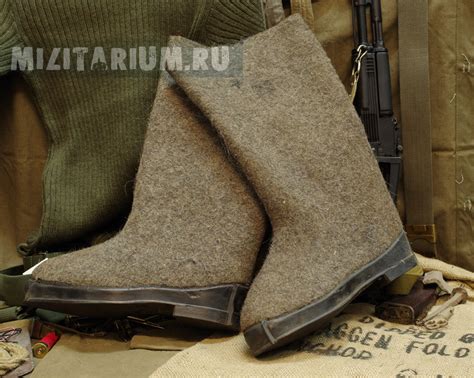 Валенки армейские СССР.