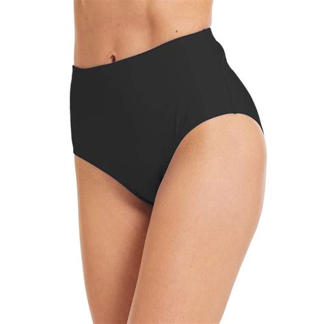 Hauaitttt Women's Swim Bottom High Waist Retro Basic Full Coverage ...