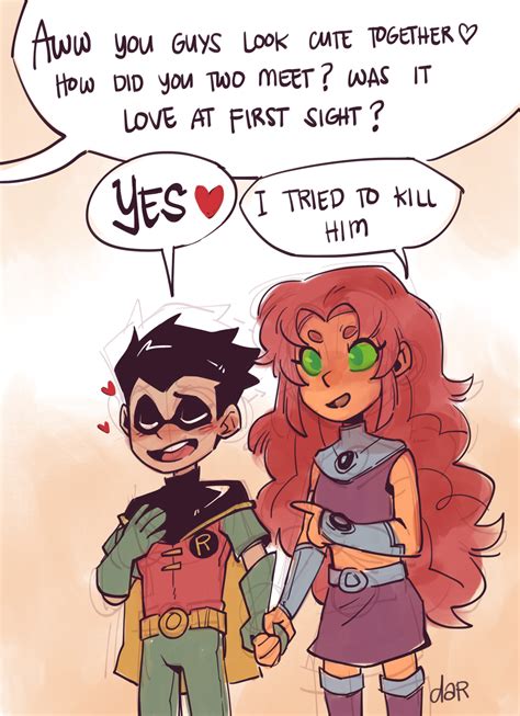 Starfire And Robin Tumblr