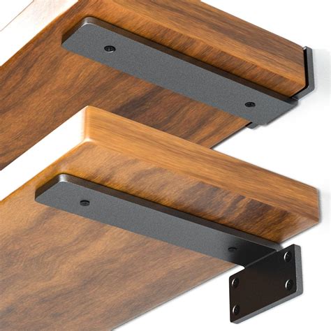Amazon.com: Wildnut Floating Shelf Brackets 8 Inch, 6 Pack Heavy Duty ...
