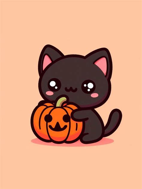 43 Adorable Kawaii Halloween Doodles and Drawings with Cute Stories ...
