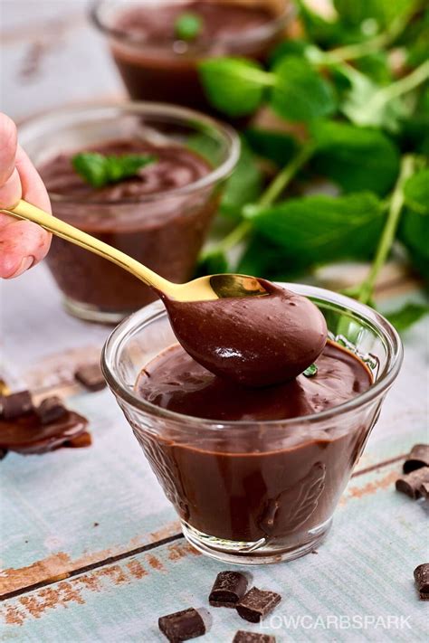 Sugar-Free Chocolate Pudding - Low Carb Spark