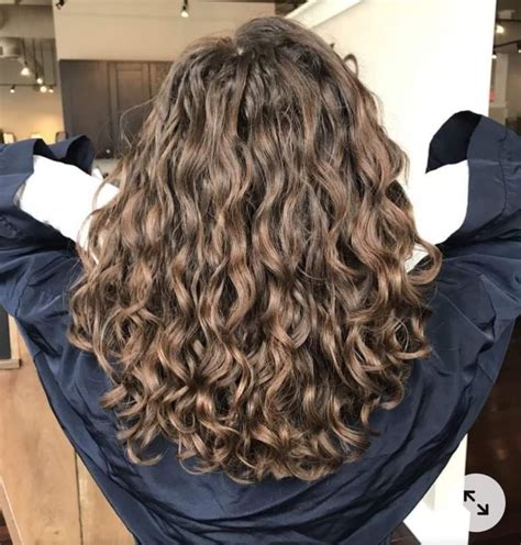 Pin by Hannah Galick on Hair | Brown wavy hair, Natural curly hair cuts ...