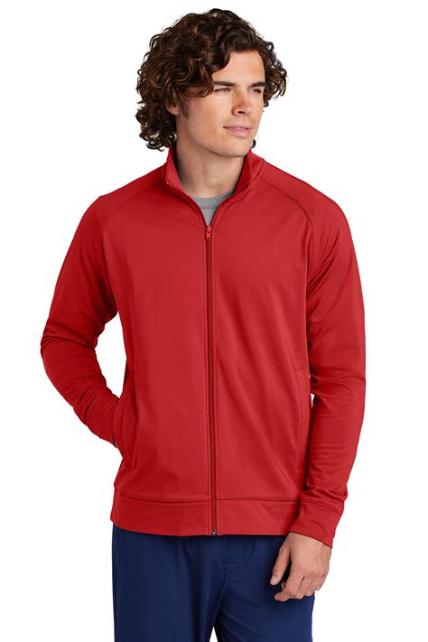 Sport-Tek Sport-Wick Stretch Full-Zip Cadet Jacket | Product | Sport-Tek
