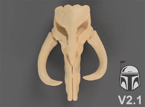 Mythosaur Skull V2.1 (The Mandalorian) - Star Wars Wall Pot Top Plant ...