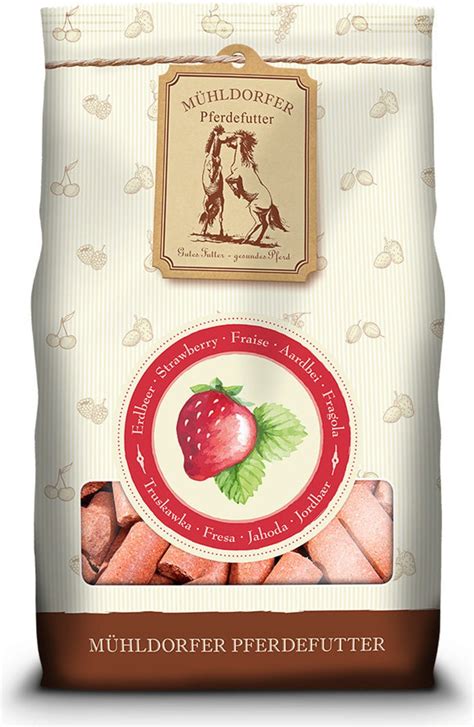 Mühldorfer Strawberry Treats, 1 kg - EquusVitalis Onlineshop