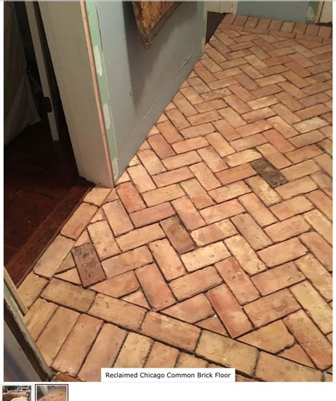 Brick Mudroom Floor