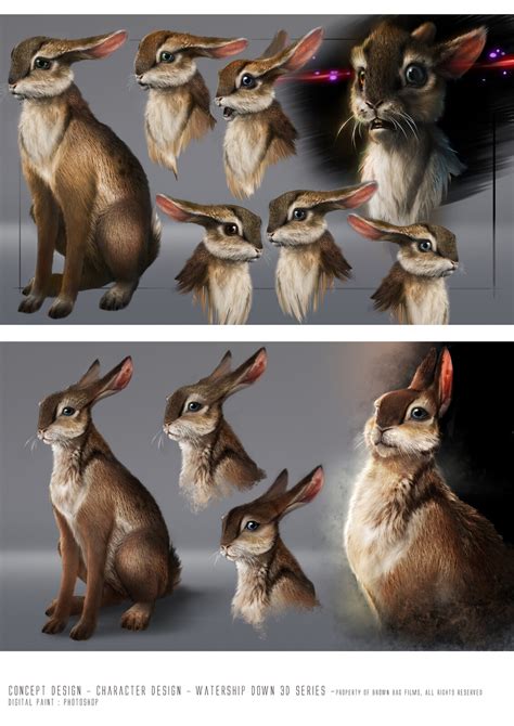 Ferdinando Adiletta - Watership Down - character design