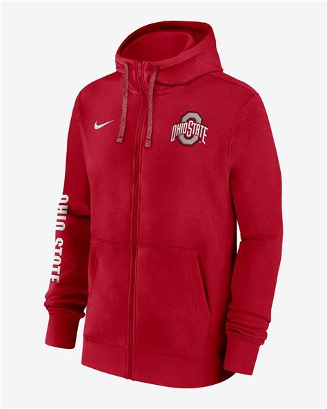 Ohio State Buckeyes Sideline Team Issue Men's Nike College Full-Zip ...
