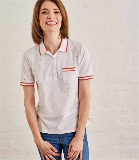 Womens White Polos at Charlotte Mcgowan blog