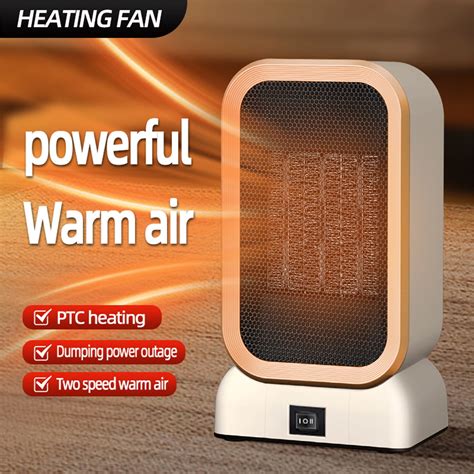 Fuebueo Room Heaters for Indoor Use, 1000w Battery Operated Heater Ptc ...