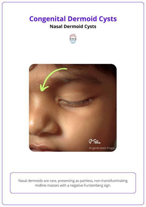 Congenital and Nasal Dermoid Cysts: Pathology, Presentation, & Treatment