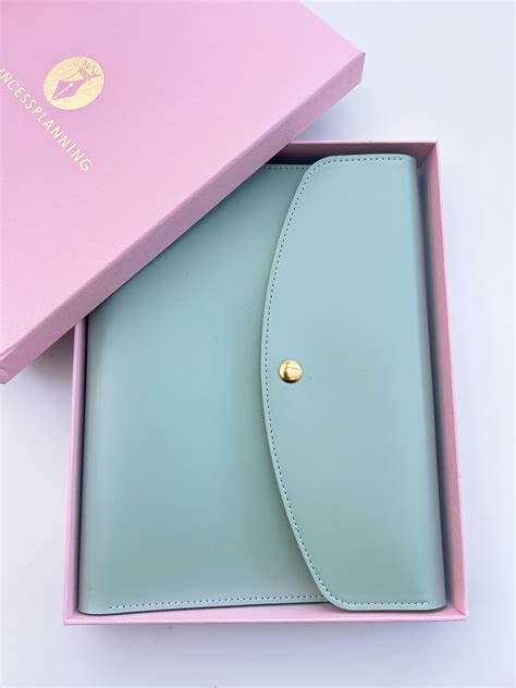 Sage Green Portfolio Planner Cover A5 Notebook/Food Diary Holder