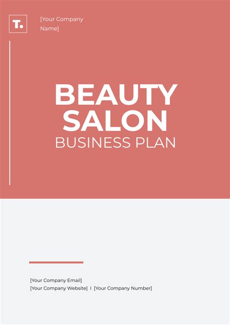 Free Salon Business Plan Templates, Editable and Printable