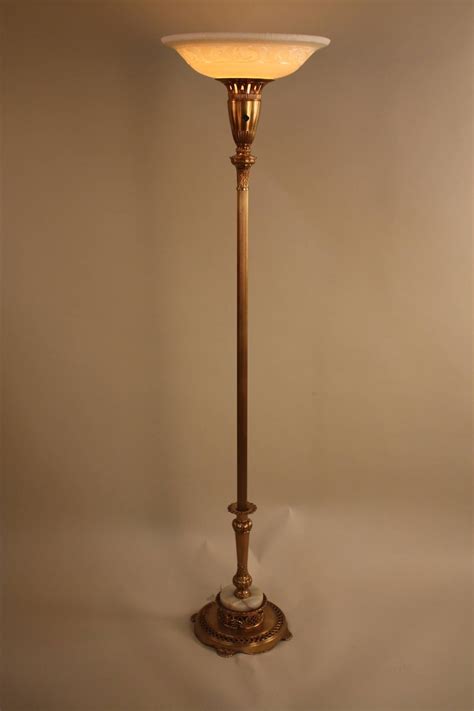Torchiere Floor Lamp Antique