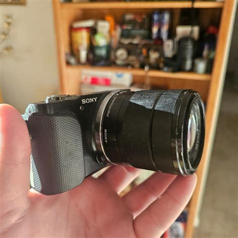 Sony NEX-3N mirrorless camera with sony 18-55mm... - Depop
