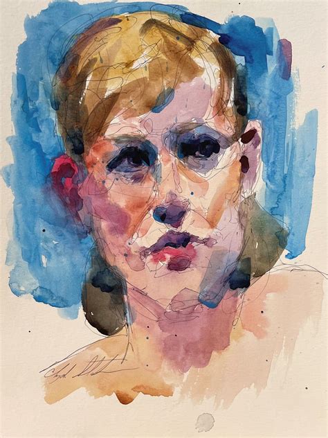 Clyde Steadman - "Untitled 12, " Watercolor Painting at 1stDibs ...