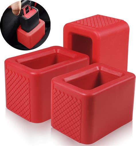 Peunitory 3 Pack Car Seat Belt Buckle Holder for Kids Toddlers Seniors Elderly, Seat Belt Buckle ...