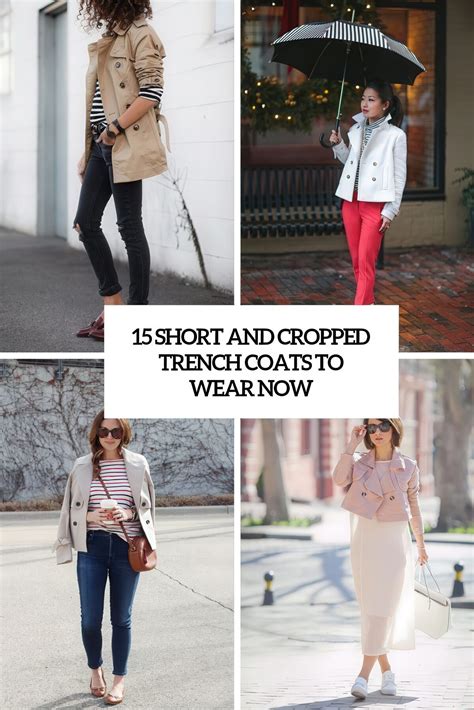 15 Short And Cropped Trench Coats To Wear Now - Styleoholic