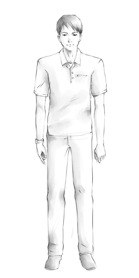 Easy Human Drawing at PaintingValley.com | Explore collection of Easy ...