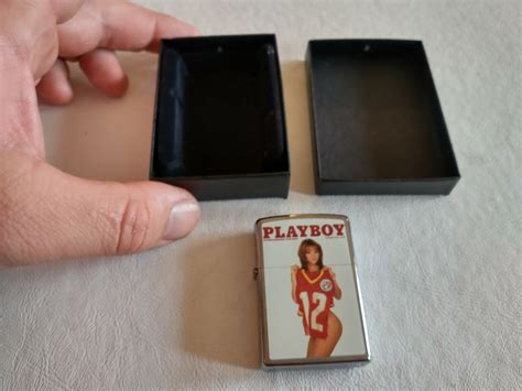 Vintage Playboy Zippo Lighter October 1996 New in Box Pinup Lighter ...