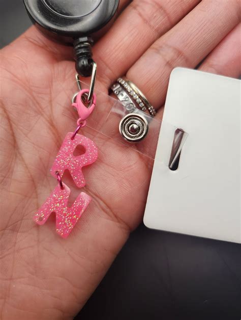 Custom Badge Charm, Badge Reel, Badge Charm, Nurse Badge Reel, Nurse Accessories, Badge Reel ...