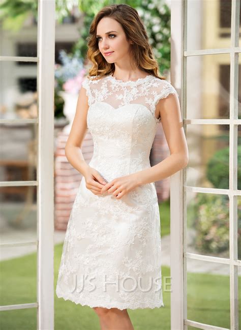 Womens Knee Length Wedding Dresses at Clinton Spears blog